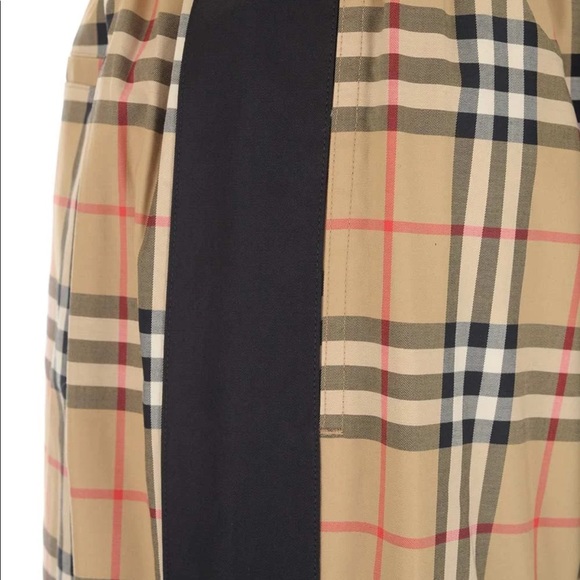 Burberry Louane Side Striped Check Trousers - Picture 5 of 5